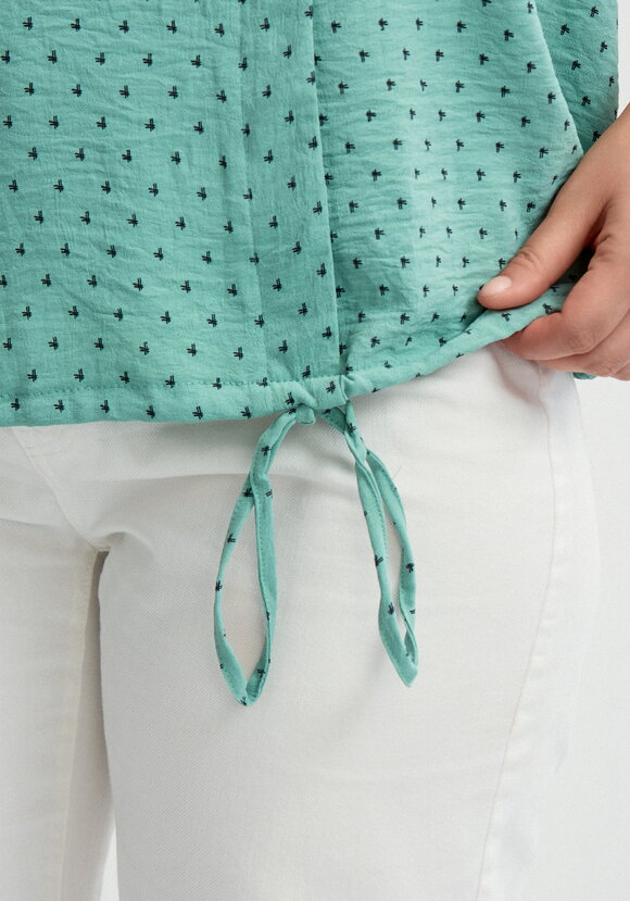 Блуза на кулиске по низу Мира шир.  580, рис. 6