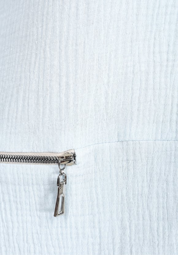 Блуза с карманами на молнии шир.  580, рис. 6