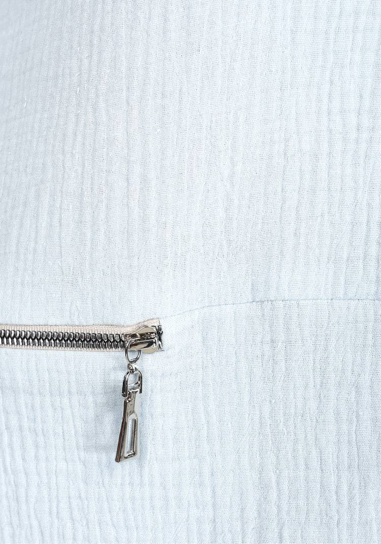 Блуза с карманами на молнии шир.  750, рис. 6