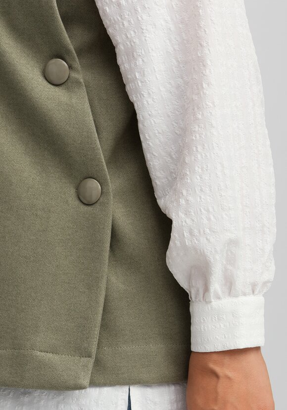 Жилет А-силуэта с дизайнерской застёжкой шир.  580, рис. 14