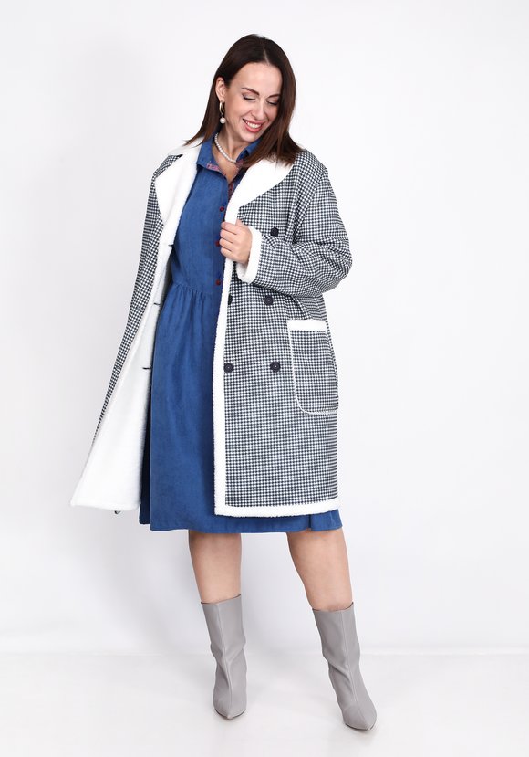 Полупальто Комфортный стиль шир.  580, рис. 1