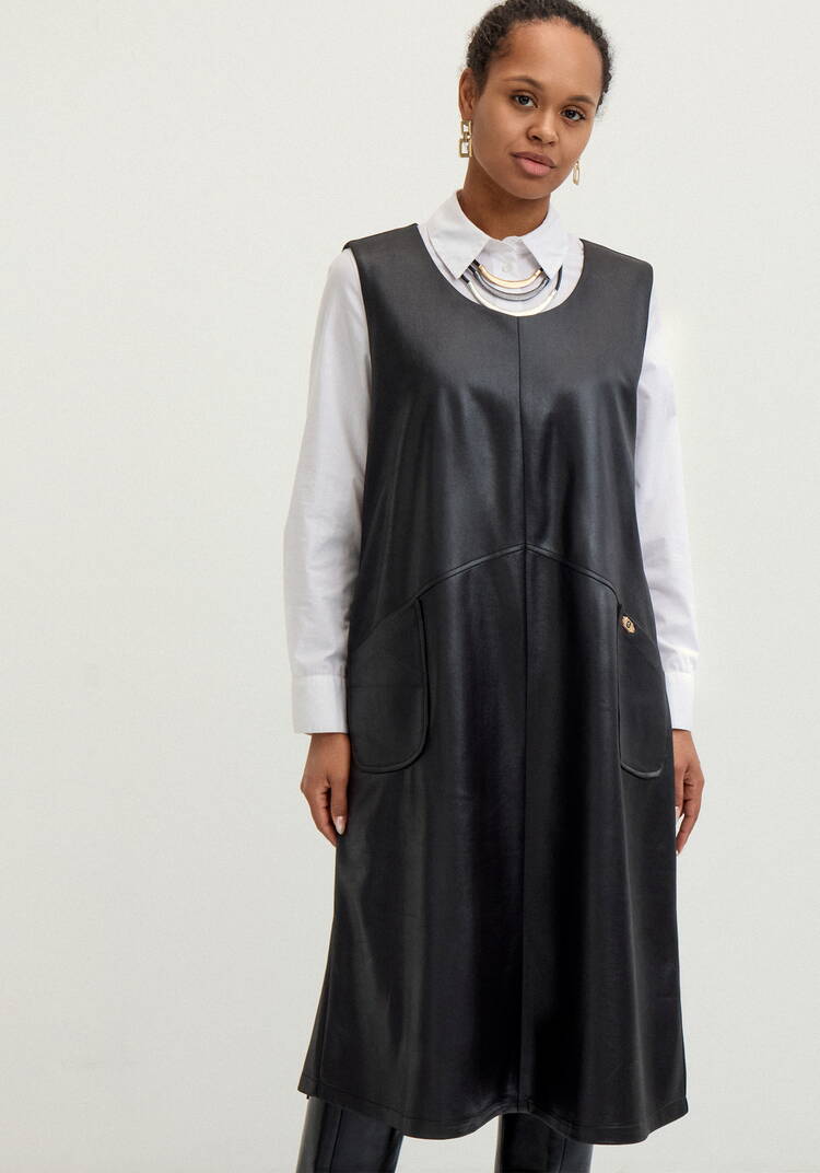 Сарафан трикотажный с напылением под кожу шир.  750, рис. 11