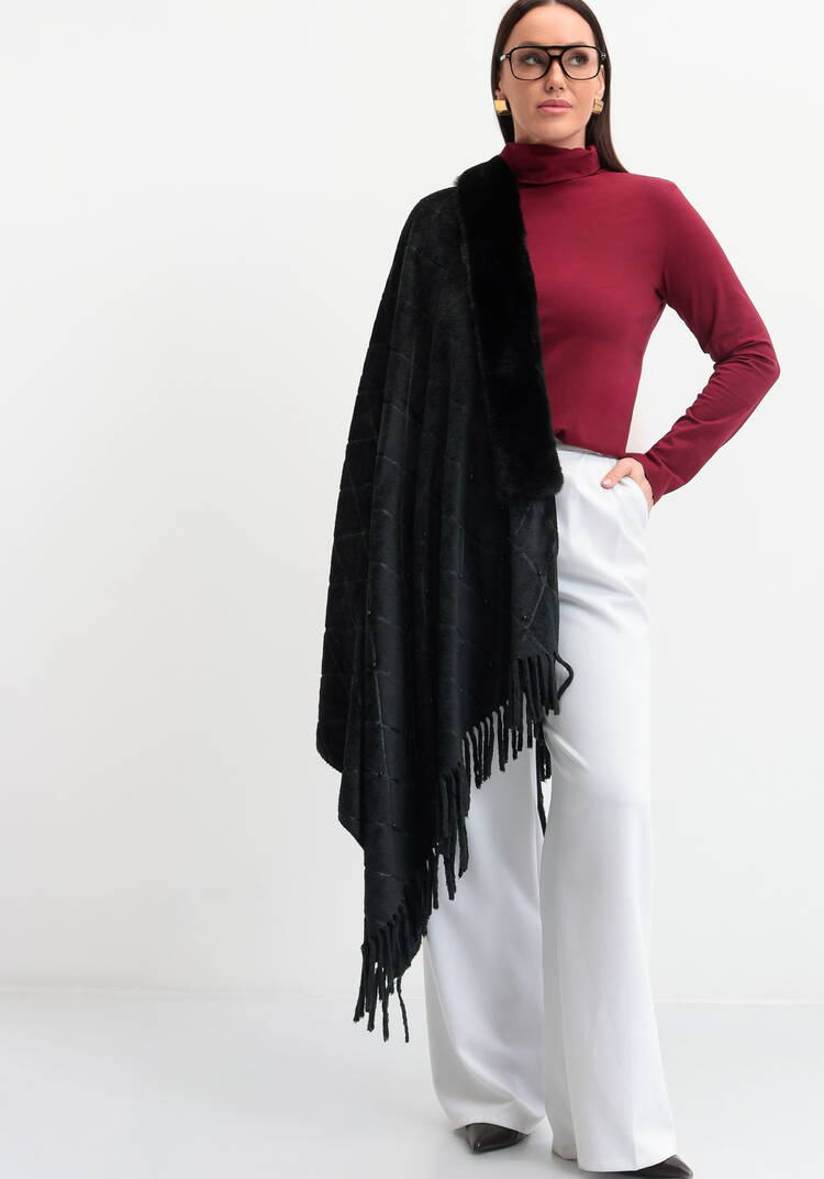 Накидка-палантин с жемчугом и булавкой шир.  750, рис. 27