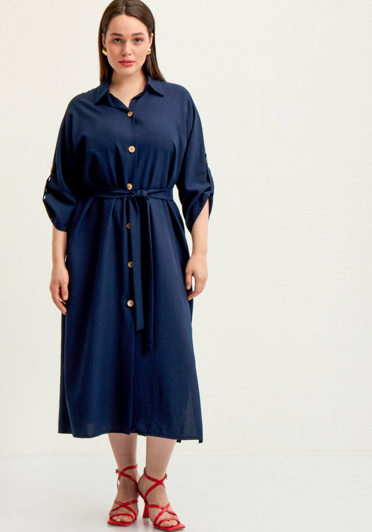 Платье-рубашка Виктория шир.  750, рис. 13