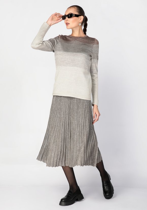 Юбка миди с метанитью шир.  580, рис. 12