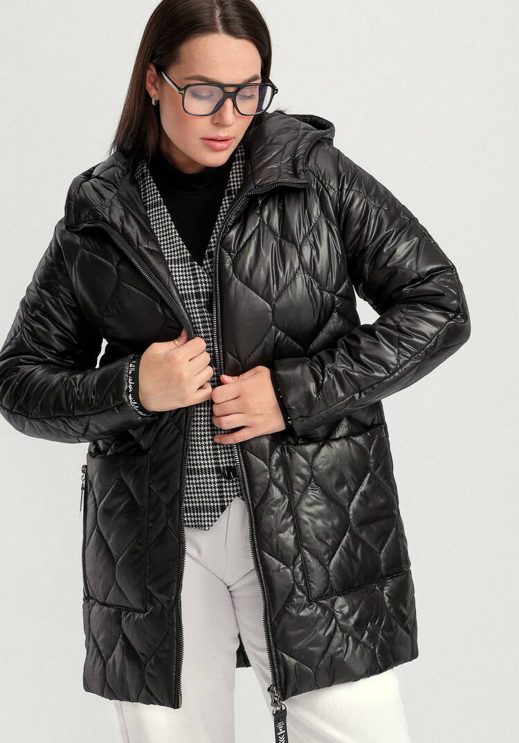 Куртка на молнии с капюшоном Милана шир.  750, рис. 37