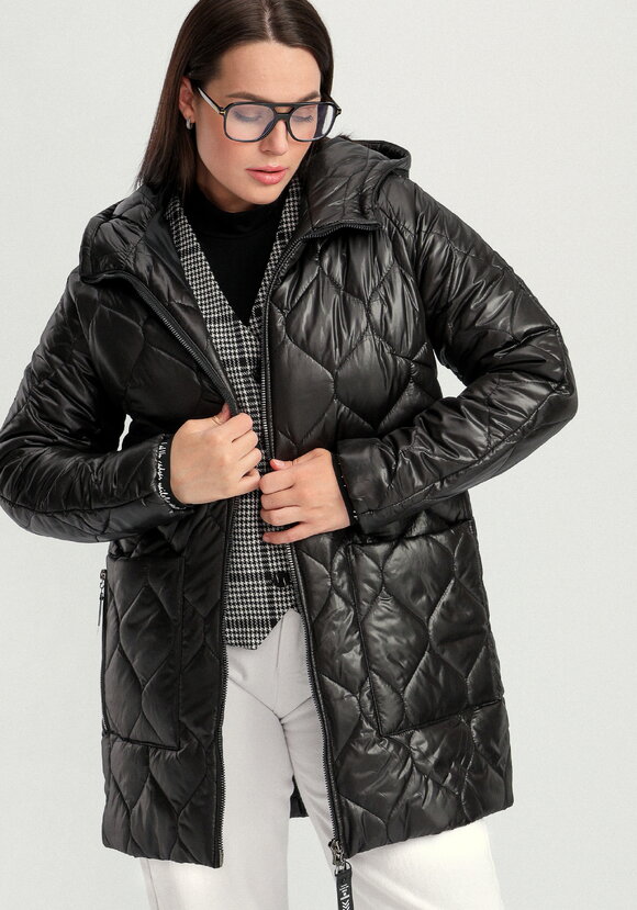 Куртка на молнии с капюшоном Милана шир.  580, рис. 37