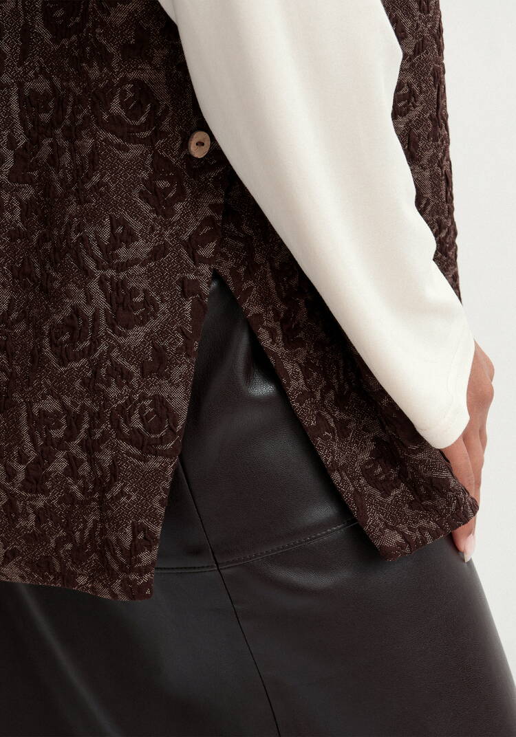 Блуза с жилетом шир.  750, рис. 8