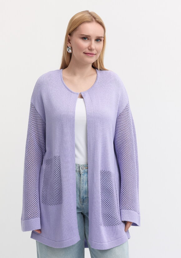 Кардиган оригинальной вязки прямого кроя шир.  580, рис. 10