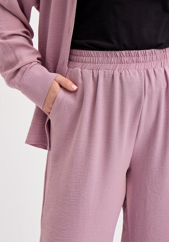 Брюки широкие на резинке по талии шир.  580, рис. 19