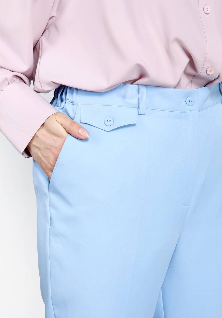 Брюки с стрелками Элеонора шир.  750, рис. 7