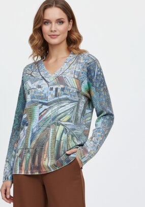 Джемпер с принтом Евдокия