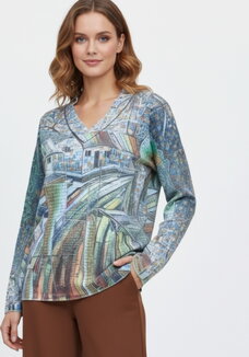 Джемпер с принтом Евдокия