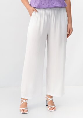 Брюки свободные на резинке по талии