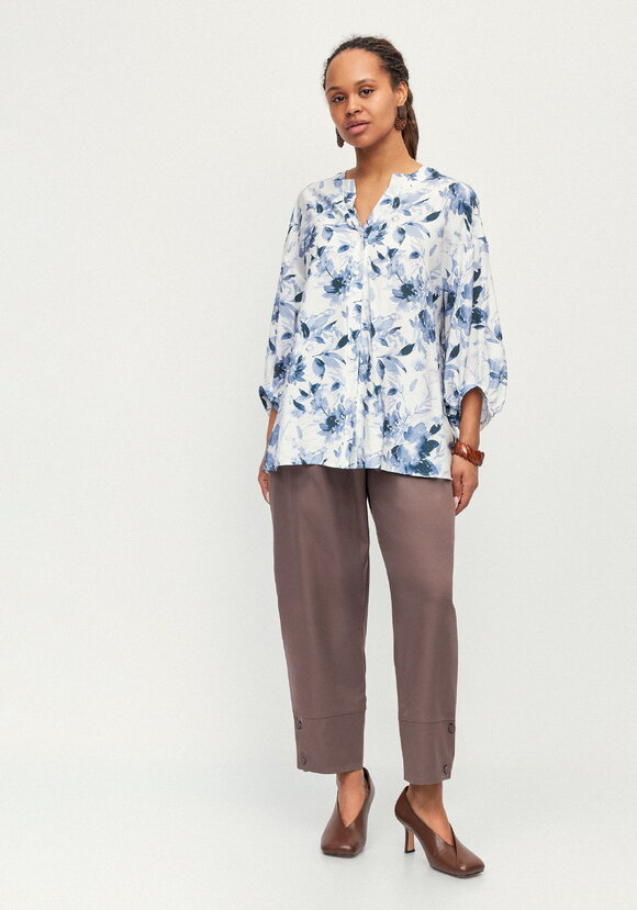 Блуза изо льна с принтом Эмилия шир.  580, рис. 10