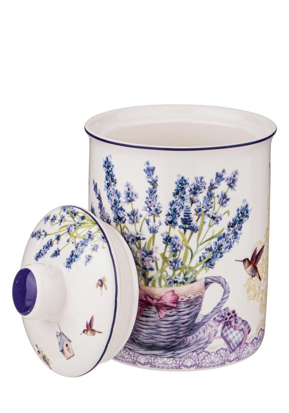 Банка из фарфора с крышкой шир.  580, рис. 13