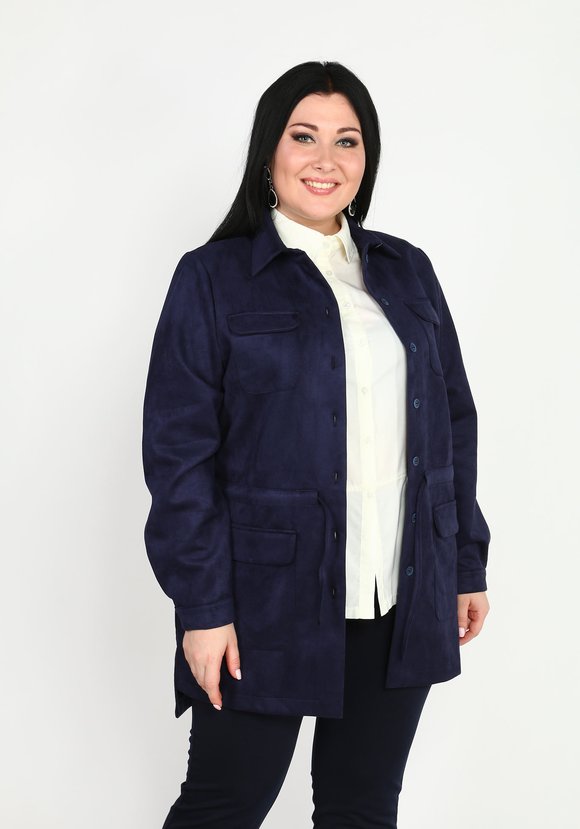 Рубашка из эко-замши шир.  580, рис. 7