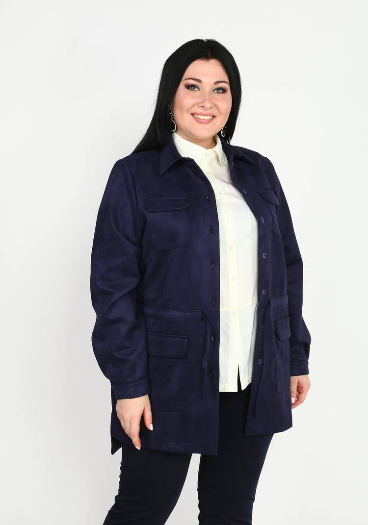 Рубашка из эко-замши шир.  750, рис. 7