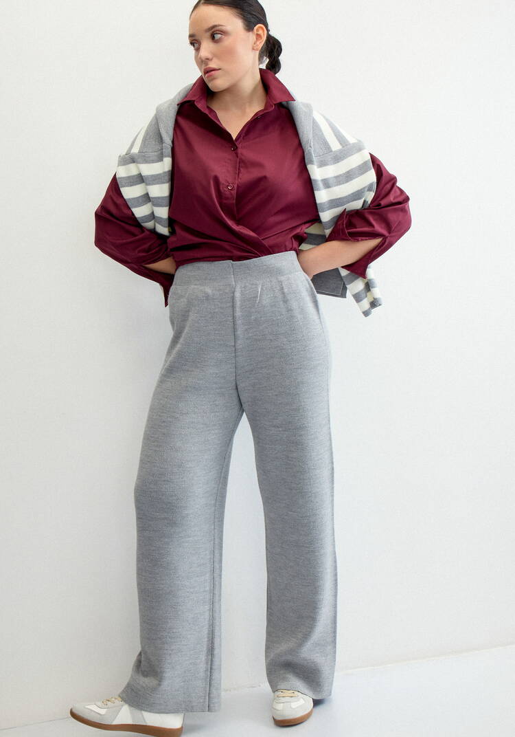 Брюки свободного кроя палаццо шир.  750, рис. 20