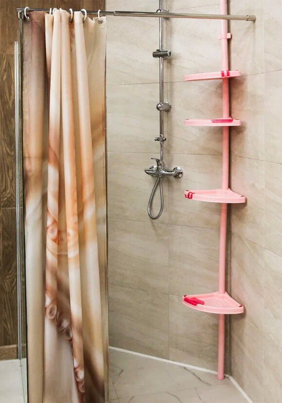 Полки угловые для ванной шир.  580, рис. 5