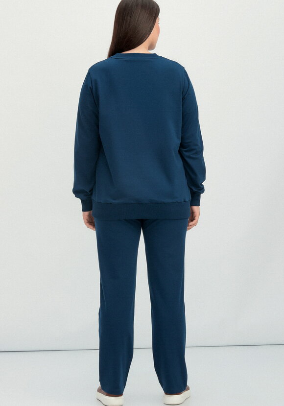 Комплект (брюки и свитшот с принтом) шир.  580, рис. 12