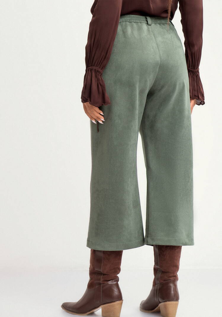 Брюки кюлоты из эко замши шир.  750, рис. 3