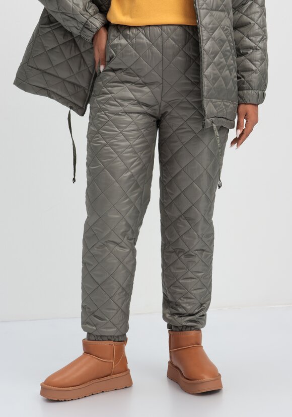 Брюки стёганые утеплённые шир.  580, рис. 9