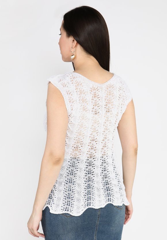 Туника Ажурная красота шир.  580, рис. 10