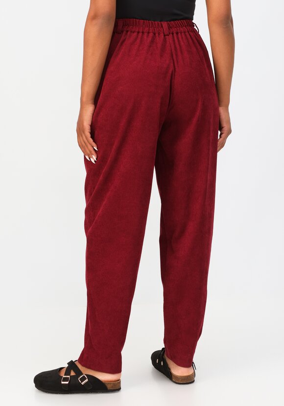 Брюки-бананы вельветовые с карманами шир.  580, рис. 27