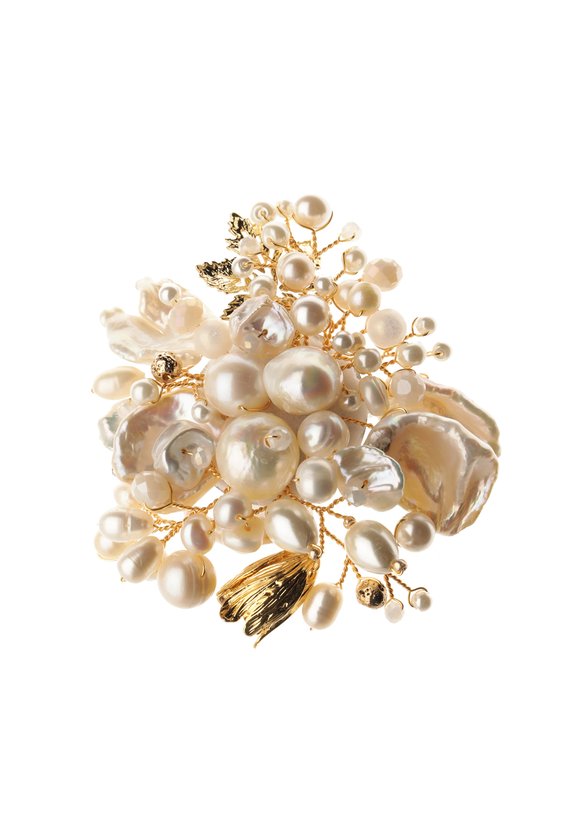 Брошь Жемчужный сад шир.  580, рис. 2