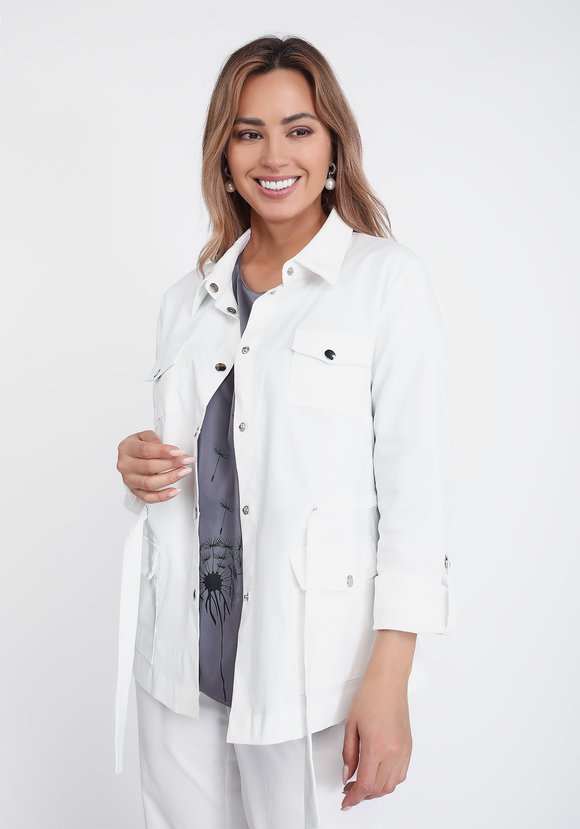 Ветровка на кулиске и патами на рукавах шир.  580, рис. 1