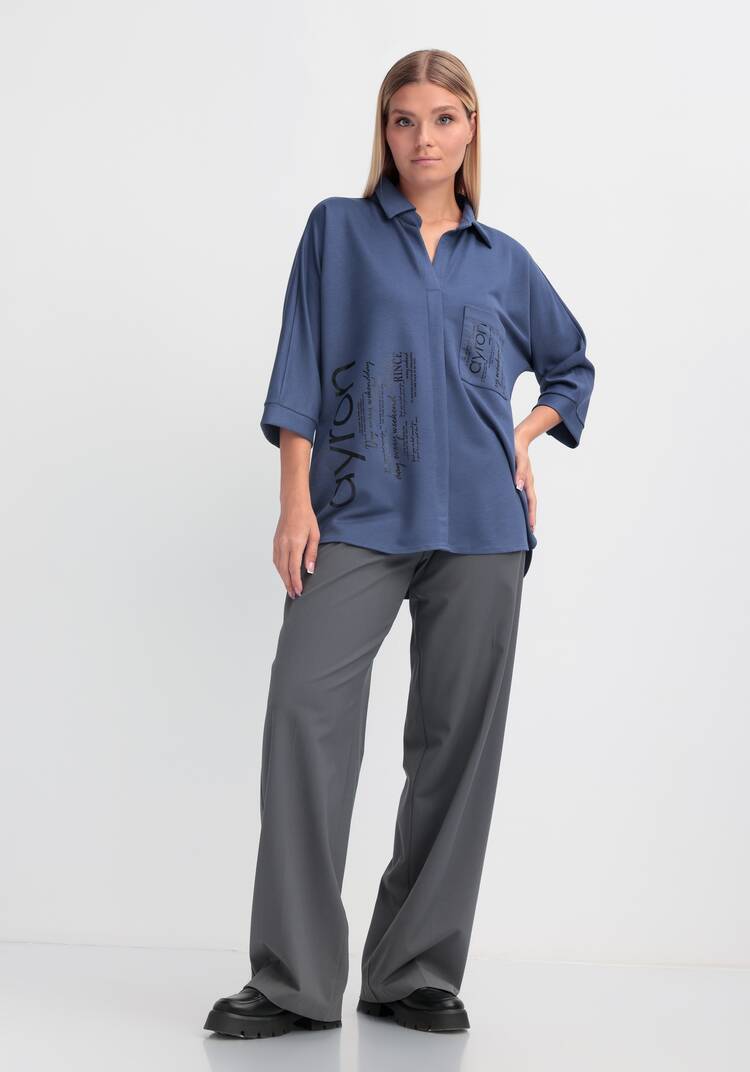 Блуза Британи шир.  750, рис. 9