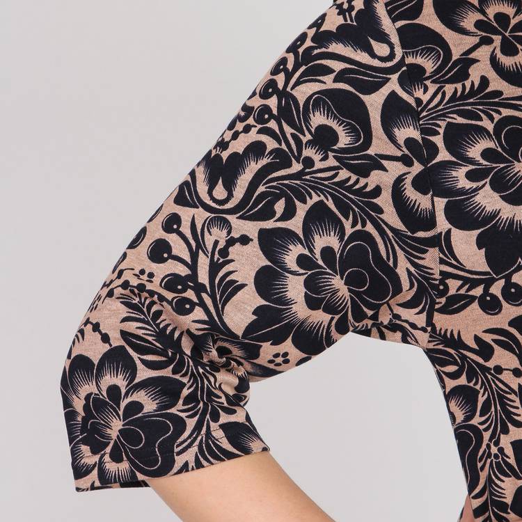 Платье-миди со свободными рукавами шир.  750, рис. 5