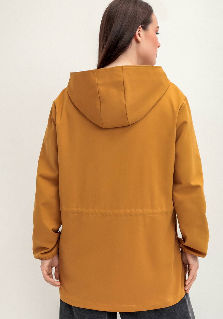 Ветровка с капюшоном и талии на кулиске шир.  750, рис. 16