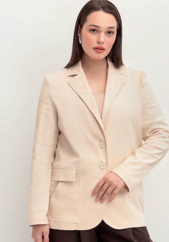 Пиджак из джинсы с карманами шир.  580, рис. 25