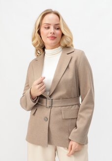 Пиджак приталенный с поясом