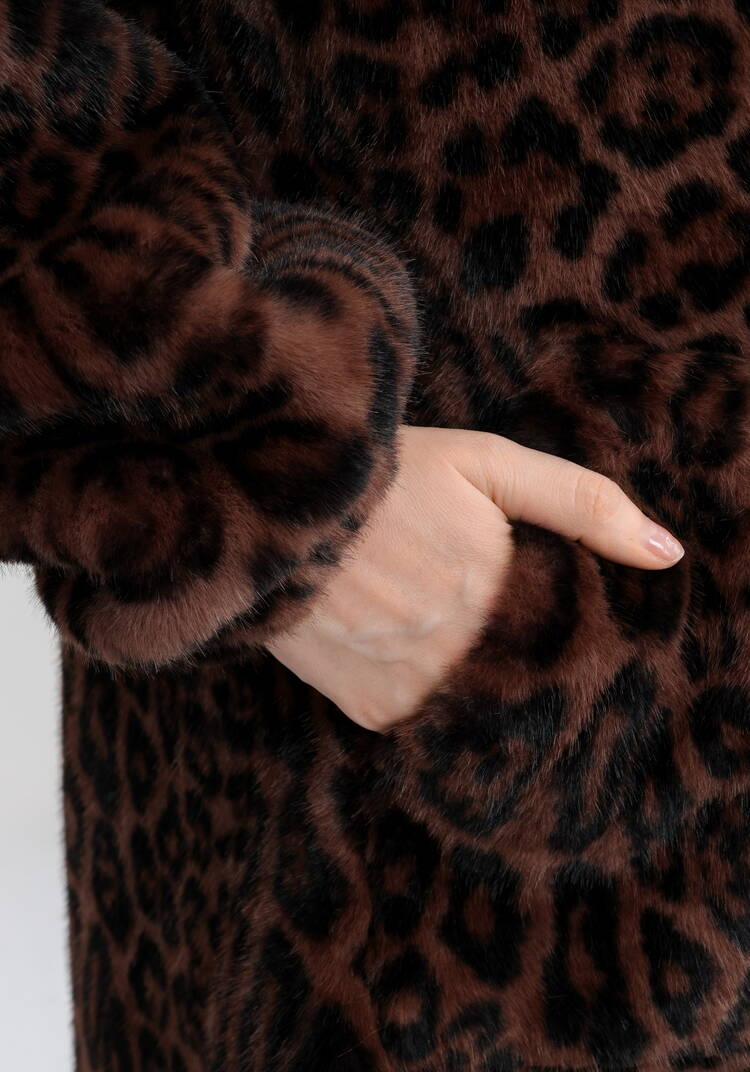 Шуба Нежность леопарда шир.  750, рис. 6