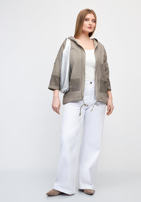 Пыльник на молнии с кaпюшоном шир.  580, рис. 9