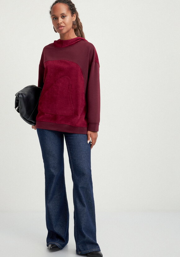 Худи оверсайз комбинированное шир.  580, рис. 25