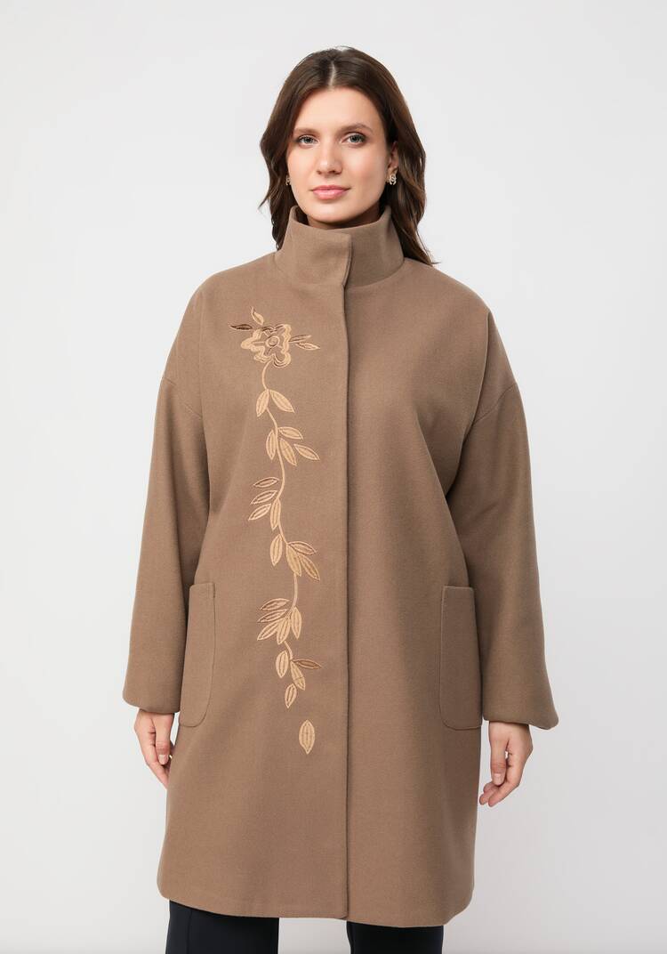 Пальто с вышивкой шир.  750, рис. 12