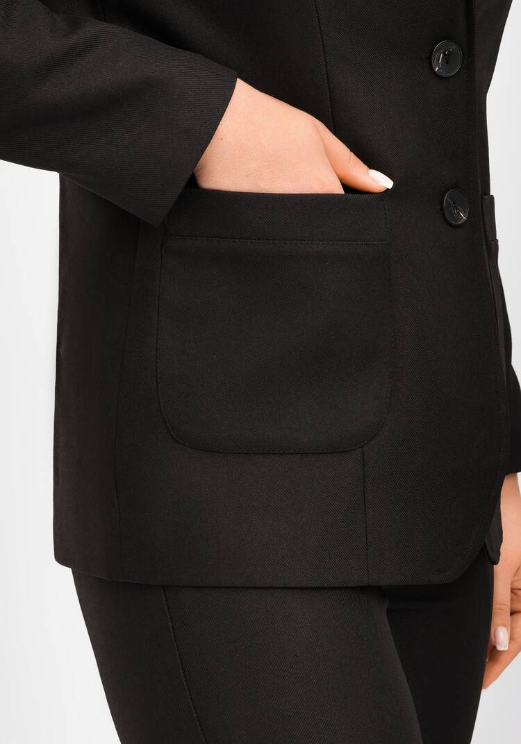 Пиджак с контрастным подкладом шир.  750, рис. 16