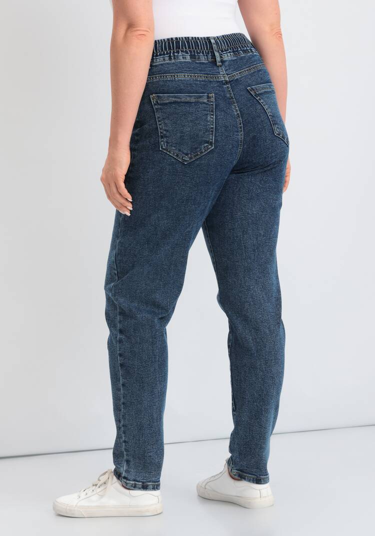 Джинсы на эластичной ленте Амелия шир.  750, рис. 3