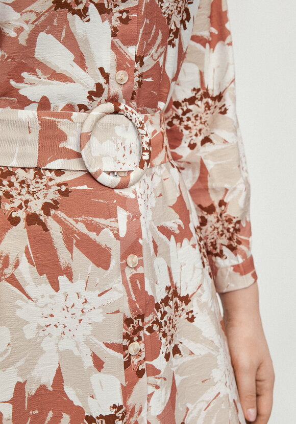 Платье-рубашка с принтом на поясе Вивьен шир.  580, рис. 5