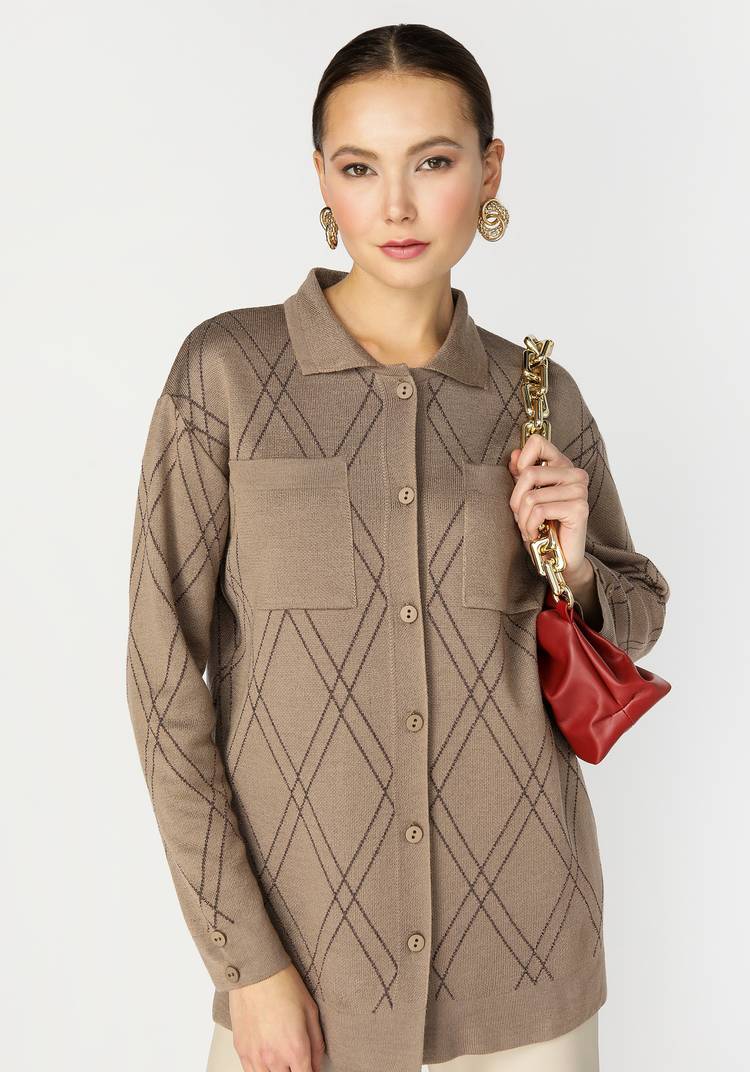 Рубашка женская с метанитью шир.  750, рис. 6