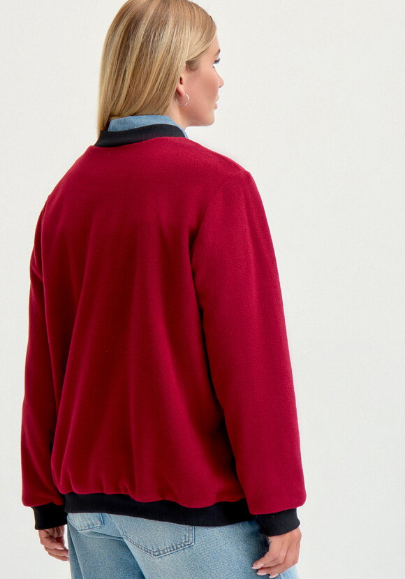 Бомбер на молнии с рибаной шир.  580, рис. 11