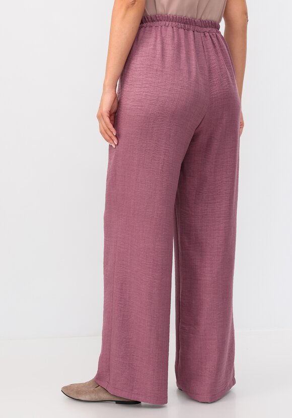 Брюки свободного кроя на резинке по поясу шир.  580, рис. 19