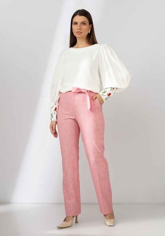 Брюки классические на широкой резинке шир.  580, рис. 2