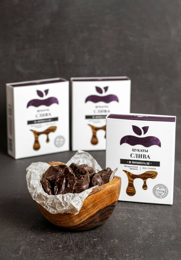 Цукаты в шоколаде, 3 шт. шир.  750, рис. 17