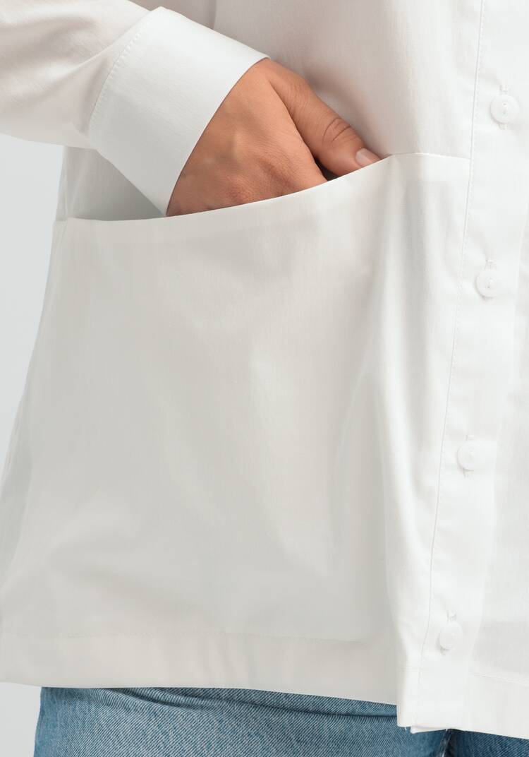 Рубашка с объемным карманом шир.  750, рис. 22