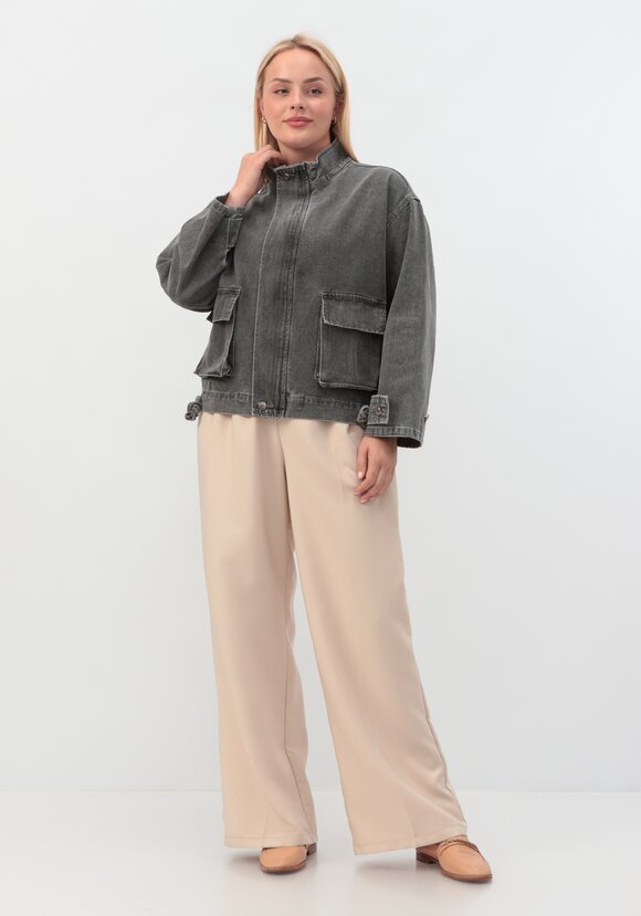 Джинсовая куртка Кейт шир.  580, рис. 2